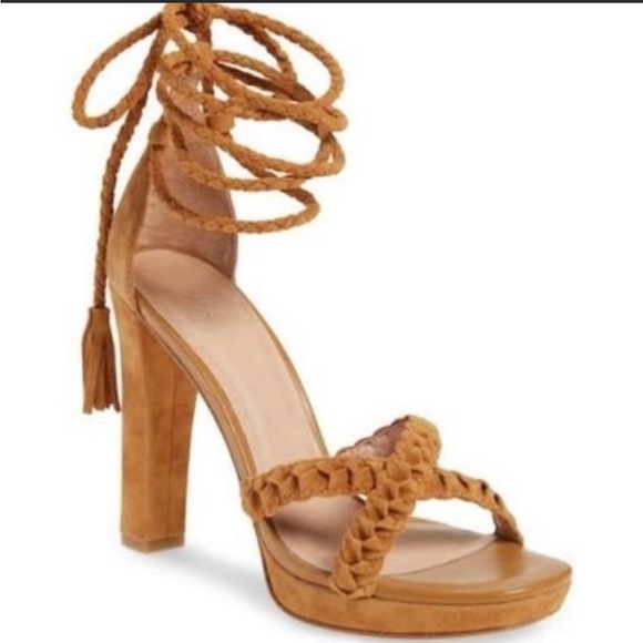 Joie Flo Strappy suede heeled sandal - Picture 1 of 14